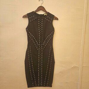 Fitted black sexy dress